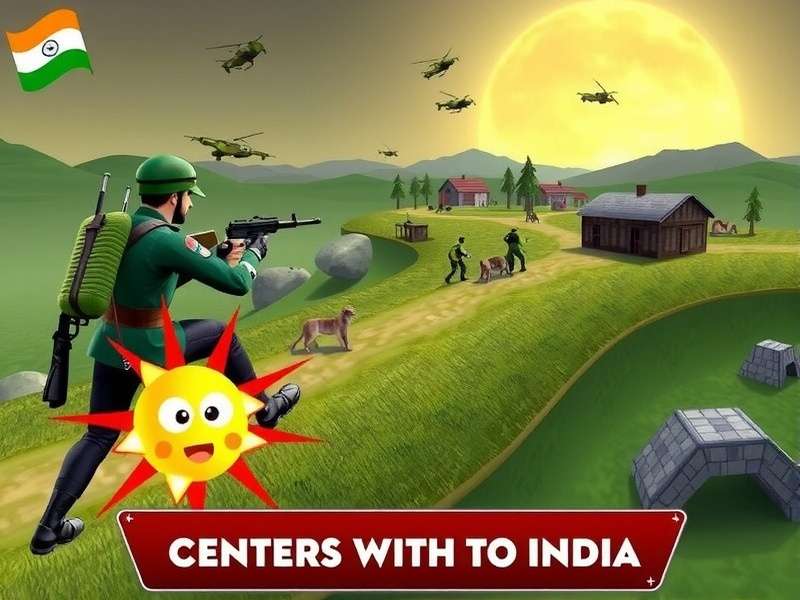 Intense Combat in Soldier Of India Soldier Of India Gameplay Screenshot